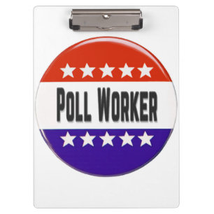 Poll Worker Clipboard