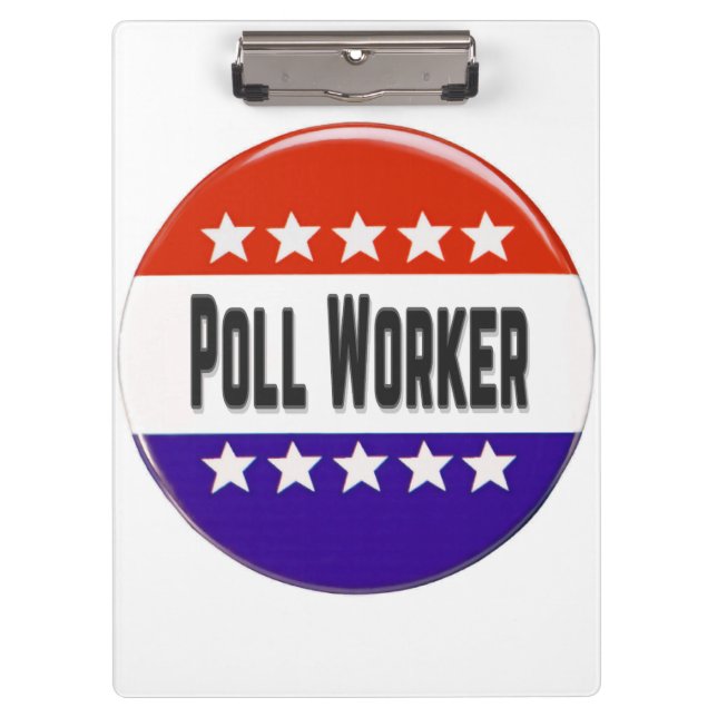 Poll Worker Clipboard (Front)