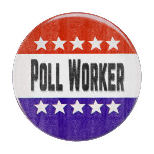 Poll Worker Cutting Board