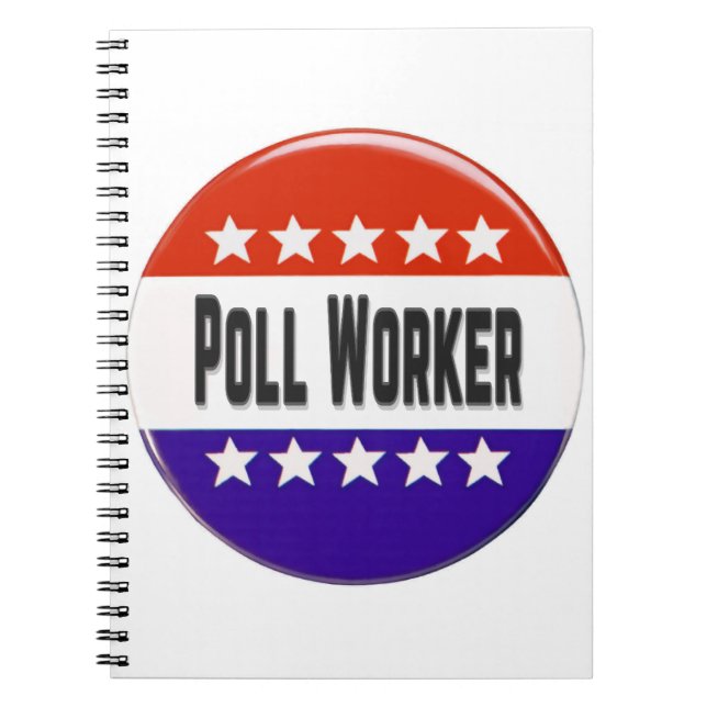 Poll Worker Notebook (Front)