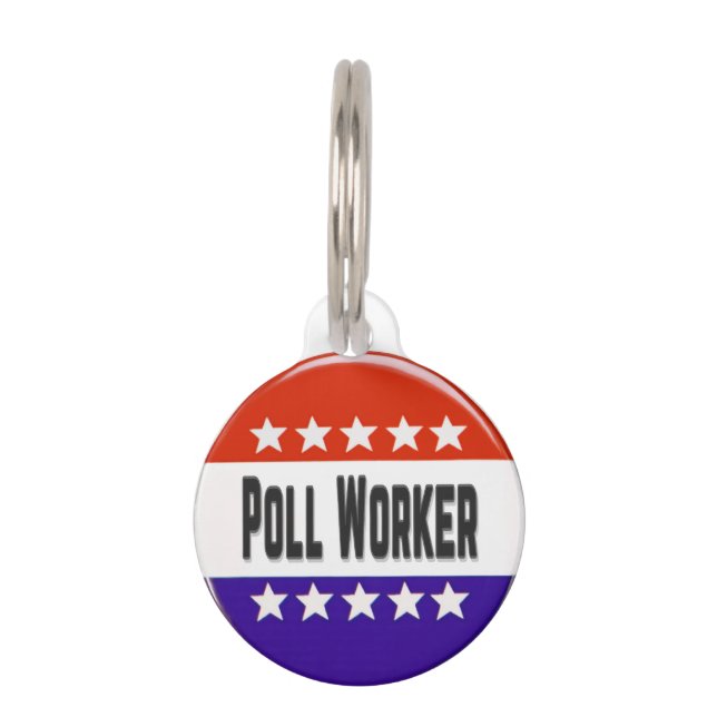 Poll Worker Pet Tag (Front)