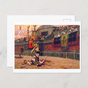 Pollice Verso   Jean-Léon Gérôme   Postcard