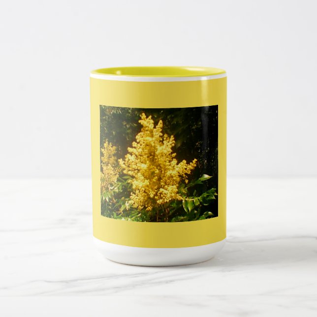 Pollination Bloom Two-Tone Coffee Mug (Center)