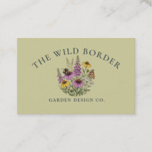 Pollinator Friendly Garden Designer Business Card
