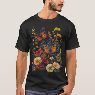 Pollinator Garden Design Wildlife Flowers Native P T-Shirt