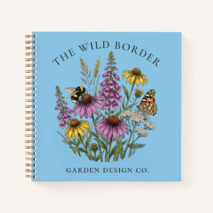 Pollinator Garden Notebook - Customisable Journal