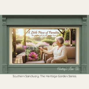 Pollinator Garden Welcome   Floral Meadow Cushion
