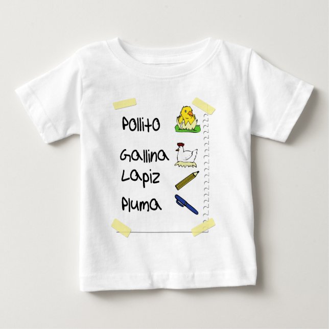 pollito / chicken baby T-Shirt (Front)