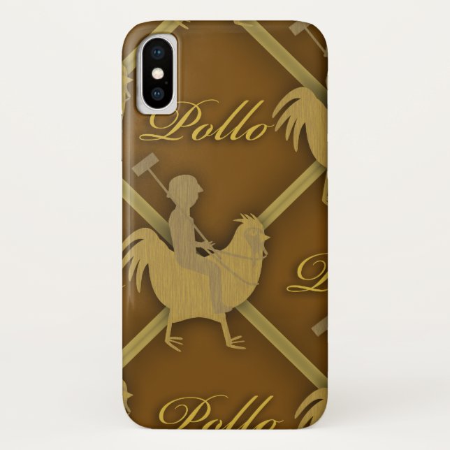 Pollo Fancy Pattern Sport Fashion Parody Time Case-Mate iPhone Case (Back)