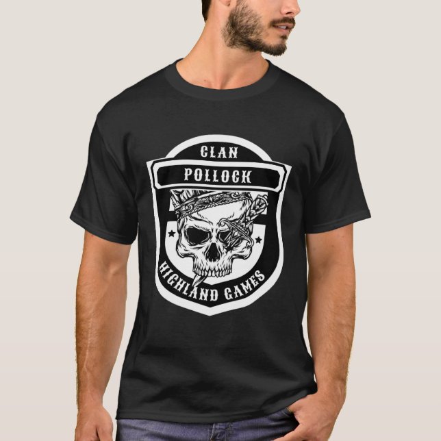 Pollock Scottish Clan Games T-Shirt (Front)