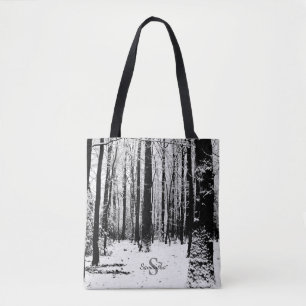 Pollok Park Trees in the Snow Tote Bag