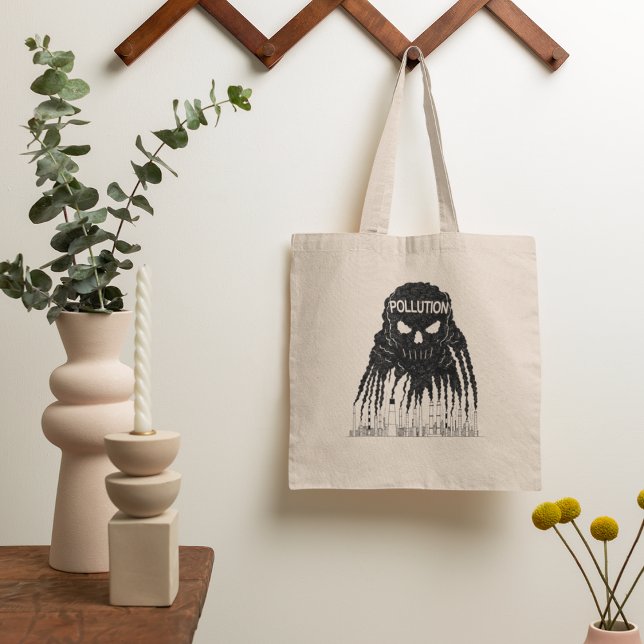 Pollution Cloud Monster Tote Bag (Creator Uploaded)