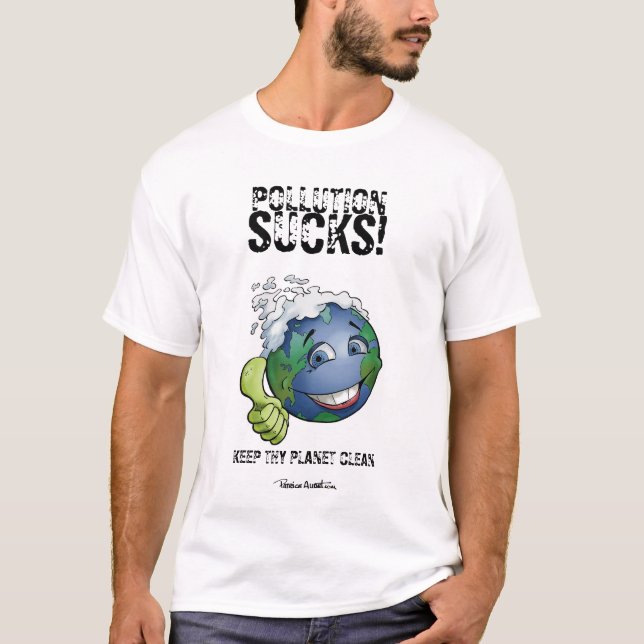 Pollution sucks! T-Shirt (Front)