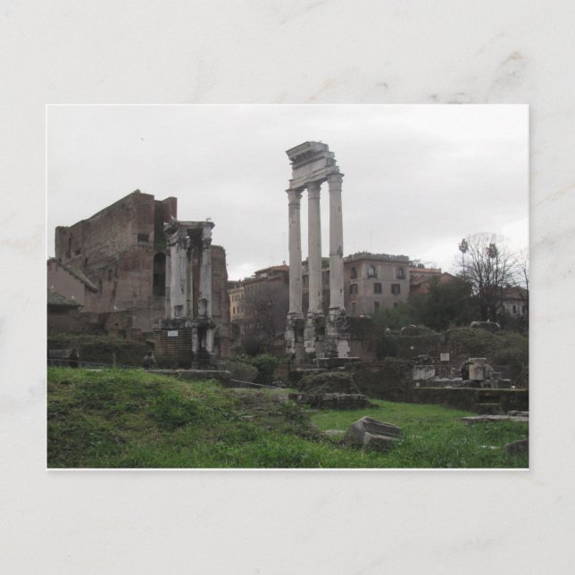 POLLUX TEMPLE POSTCARD (Front)
