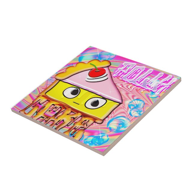 Polly Cake - Tortina - Ceramic Tile (Side)