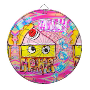 polly cake tortina dartboard