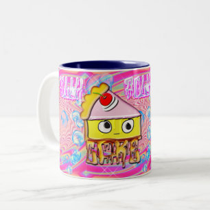 Polly Cake - tortina - Two-Tone Coffee Mug