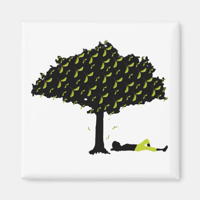 Polly Nose Tree Magnet (Front)