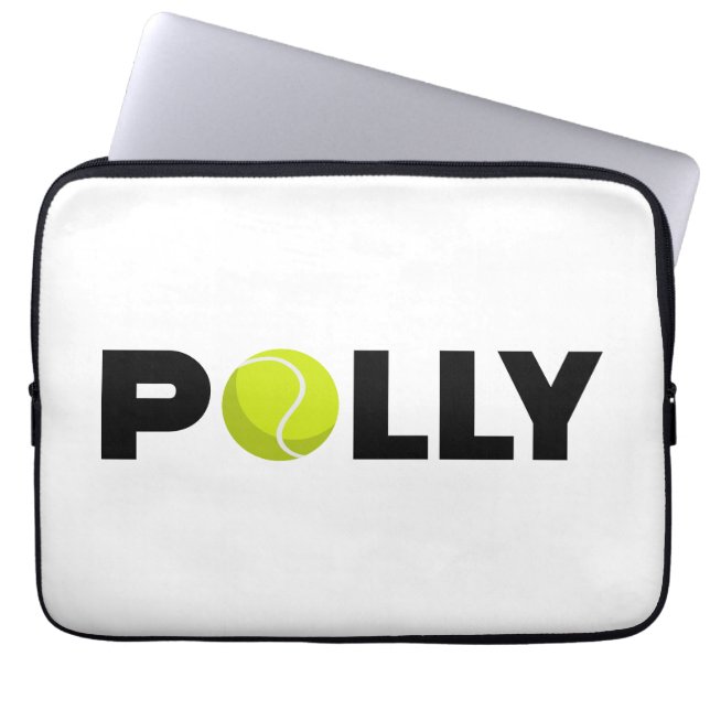 Polly Tennis Laptop Sleeve (Front)