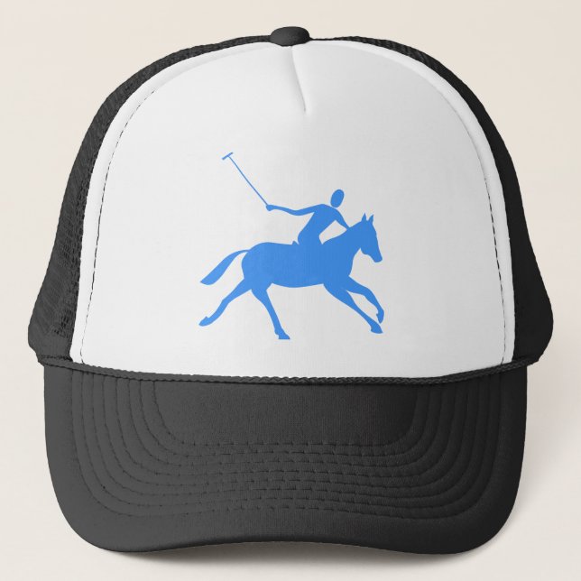 Polo - Baby Blue Trucker Hat (Front)