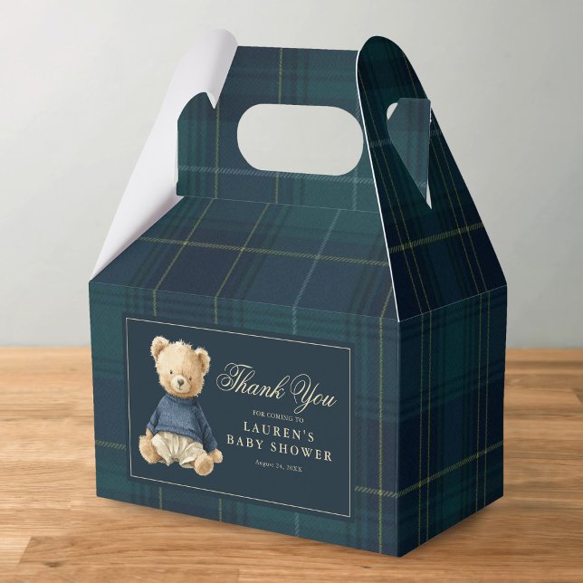 Polo Bear Baby Shower Thank You Favour Box (Creator Uploaded)