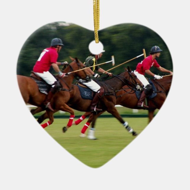 Polo Ceramic Ornament (Front)