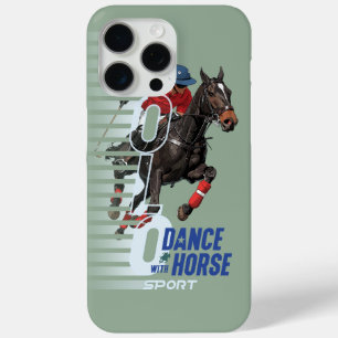 Polo Championship Equestrian Rider Dance w/ Horse iPhone 15 Pro Max Case