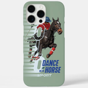 Polo Championship Equestrian Rider Dance w/ Horse iPhone 16 Pro Max Case