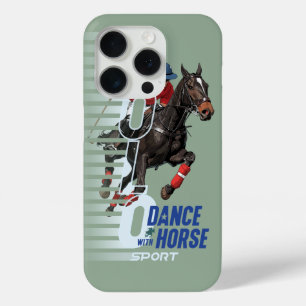 Polo Championship Equestrian Rider Dance w/ Horse iPhone 15 Pro Case