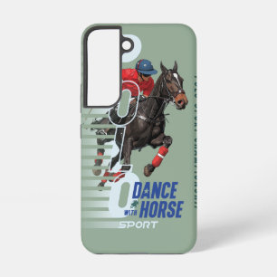 Polo Championship Equestrian Rider Dance w/ Horse Samsung Galaxy Case