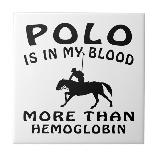 Polo Design Ceramic Tile (Front)