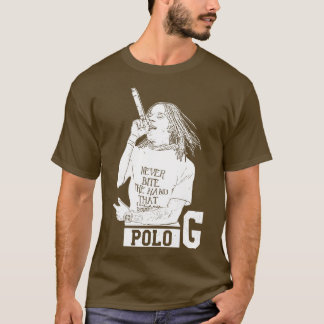 Polo G Rapper White retro