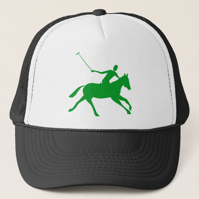 Polo - Grass Green Trucker Hat (Front)