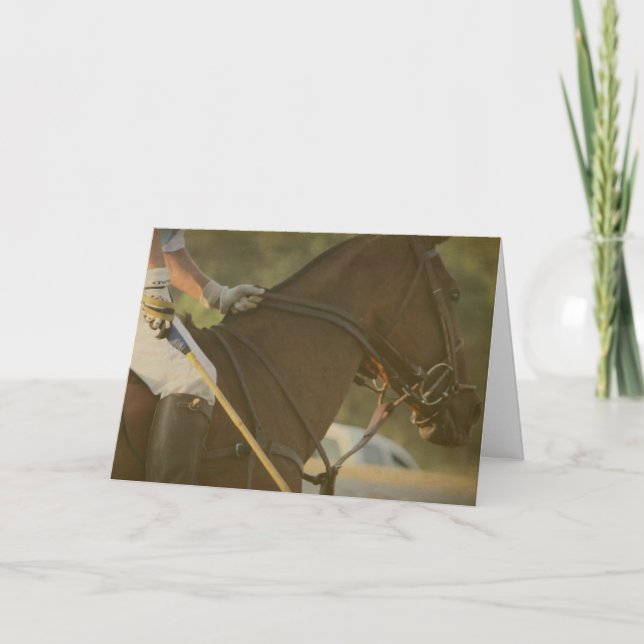 Polo Horse Card (Front)