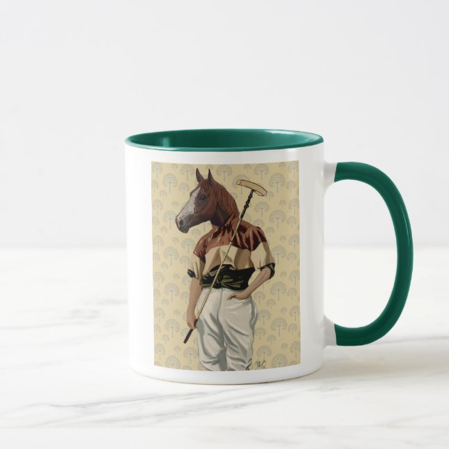 Polo Horse Portrait Mug (Right)