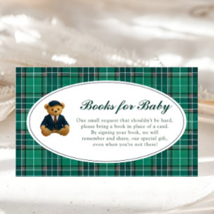 Polo Luxury Teddy Bear Books for Baby Ticket Enclosure Card