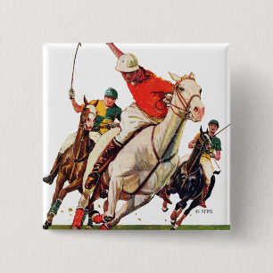 Polo Match 15 Cm Square Badge