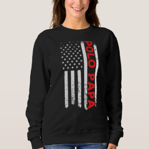 Polo Papa American Flag Father's Day Men's