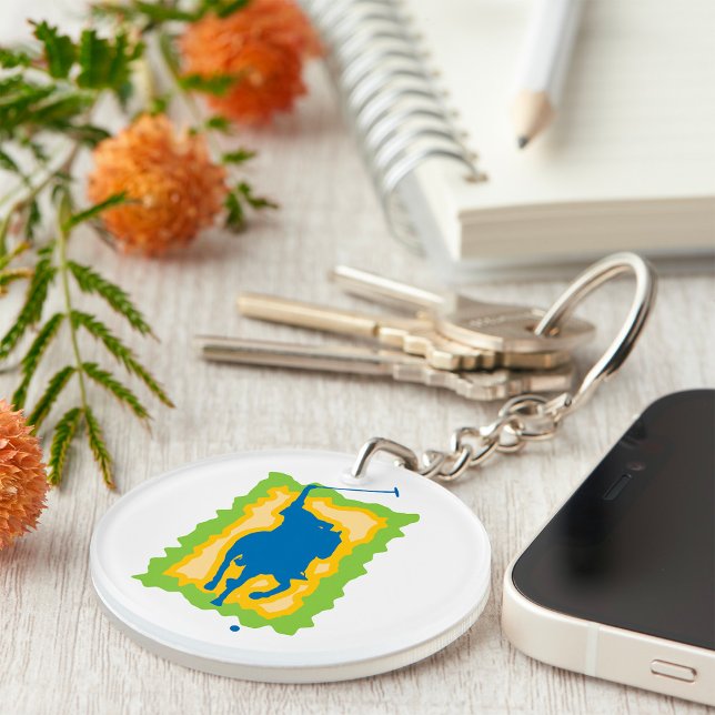 Polo Player Key Ring (Creator Uploaded)