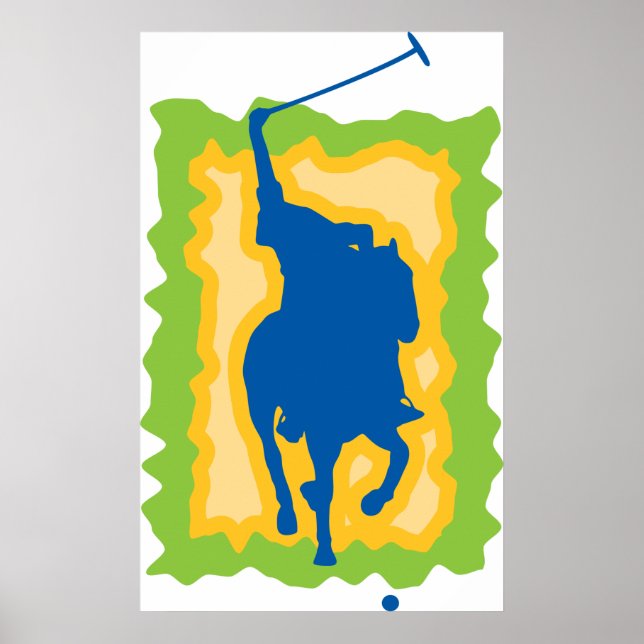 Polo Player Poster (Front)