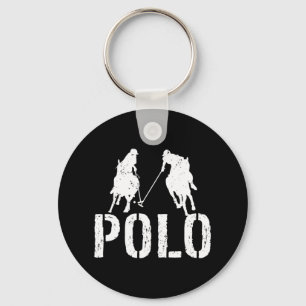 Polo Players Horseback Riding Horse Equestrian Spo Key Ring