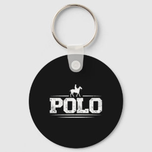 Polo Players Horseback Riding Horse Equestrian Spo Key Ring