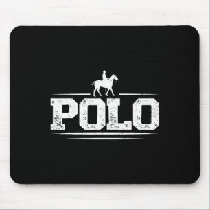 Polo Players Horseback Riding Horse Equestrian Spo Mouse Pad