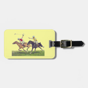 Polo Ponies Luggage Tag