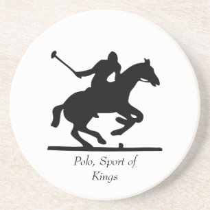 Polo Pony large glass and mug coaster