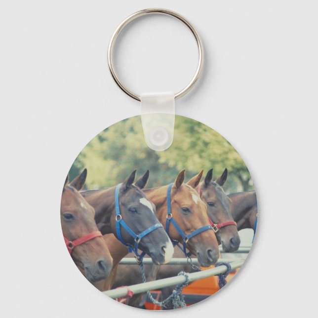 Polo Pony String Key Ring (Front)