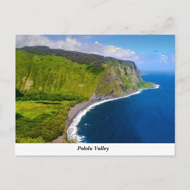 Pololu Valley Postcard (Front)