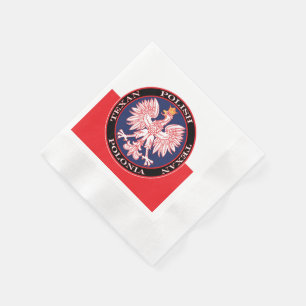 Polonia Round Polish Texan Napkin