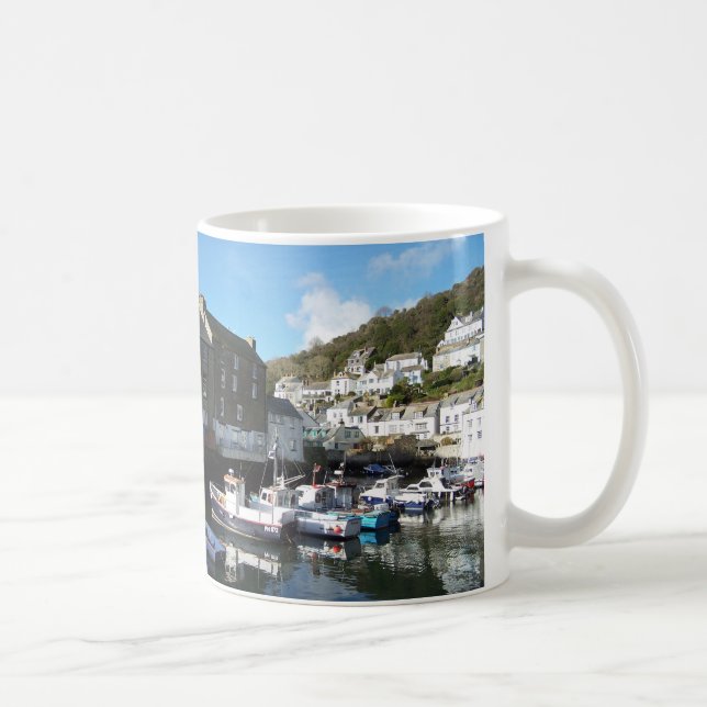Polperro Cornwall England Coffee Mug (Right)