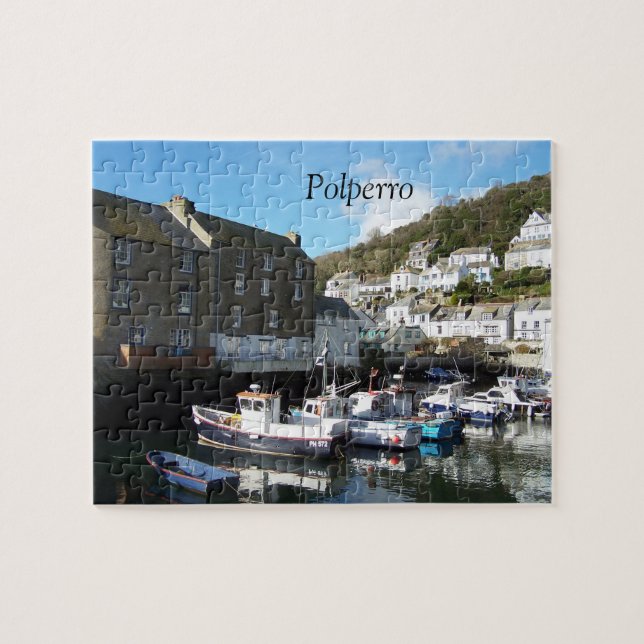 Polperro Cornwall England Jigsaw Puzzle (Horizontal)